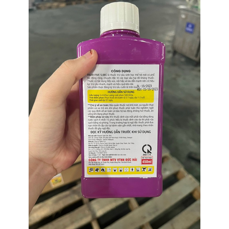 Thuốc trừ sâu Tiger Five 5.0EC