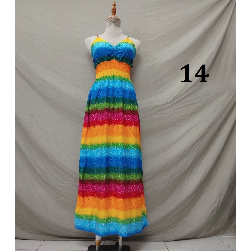 Maxi 2 dây, nhiều màu