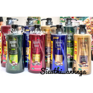 Dầu gội dược liệu Nguyên Xuân dưỡng tóc 350ml/450ml/600ml Tặng thêm 10% giá không đổi