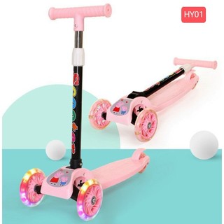 Xe Trượt Scooter Trẻ Em Centosy HY01, Có Phanh Chân An Toàn, Thiết Kế Hình Ngộ nghĩnh