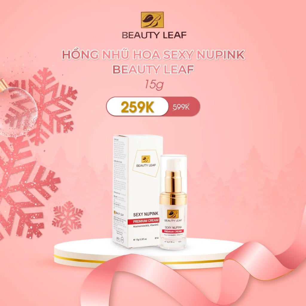 [GOLDEN HEALTH] Hồng Nhũ Hoa Sexy Nupink Beauty Leaf 10ml