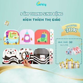 Sách Âm Thanh Lalalook Đồ Chơi Kích Thích Thị Giác Não Bộ Phát Triển Cho Bé Sơ Sinh Lalala Baby - 354