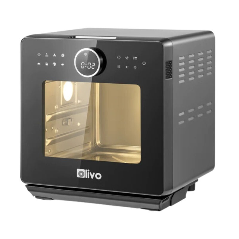 Nồi Chiên Hơi Nước OLIVO SF16 PRO – 56 Chức Năng – Dung Tích 16L – Phụ Kiện Trục Xiên Quay Bảo Hành 2 Năm - Befoyo