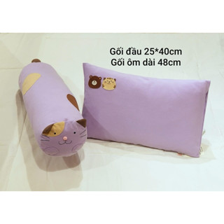 Combo gối nằm + gối ôm cho bé Hikosen Cara