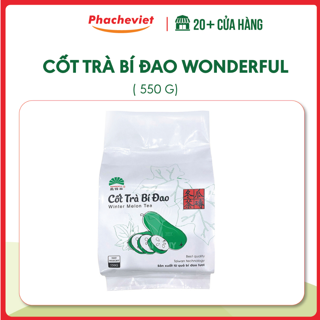 Cốt Trà Bí Đao Wonderful 550g