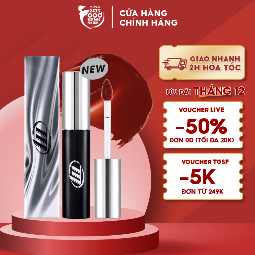 Son Kem Lì, Mịn Mượt Nhẹ Môi, Bền Màu Merzy Cyber Mellow Tint 4g