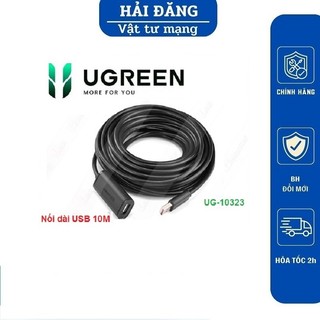 Cáp USB nối dài 10m có chíp khuếch đại tín hiệu chính hãng Ugreen 10321