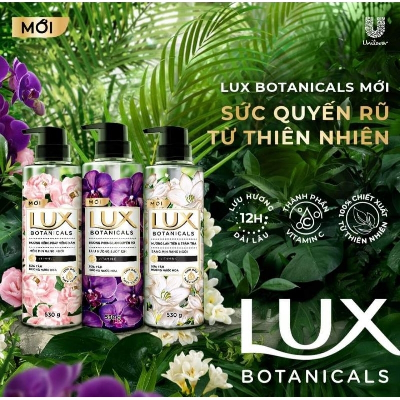 CHÍNH HÃNG Sữa tắm nước hoa Pháp Lux Botanicals 570g