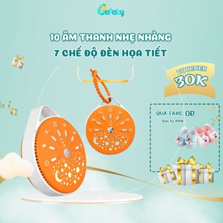 Máy Tạo Tiếng Ồn Trắng Cho Trẻ Sơ Sinh BAFABY Có Đèn Phát Sáng Âm Thanh Nhẹ Nhàng Giúp Bé Ngủ Ngon 345