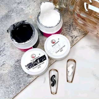 Gel vẽ đen trắng siêu đặc-Lẻ màu