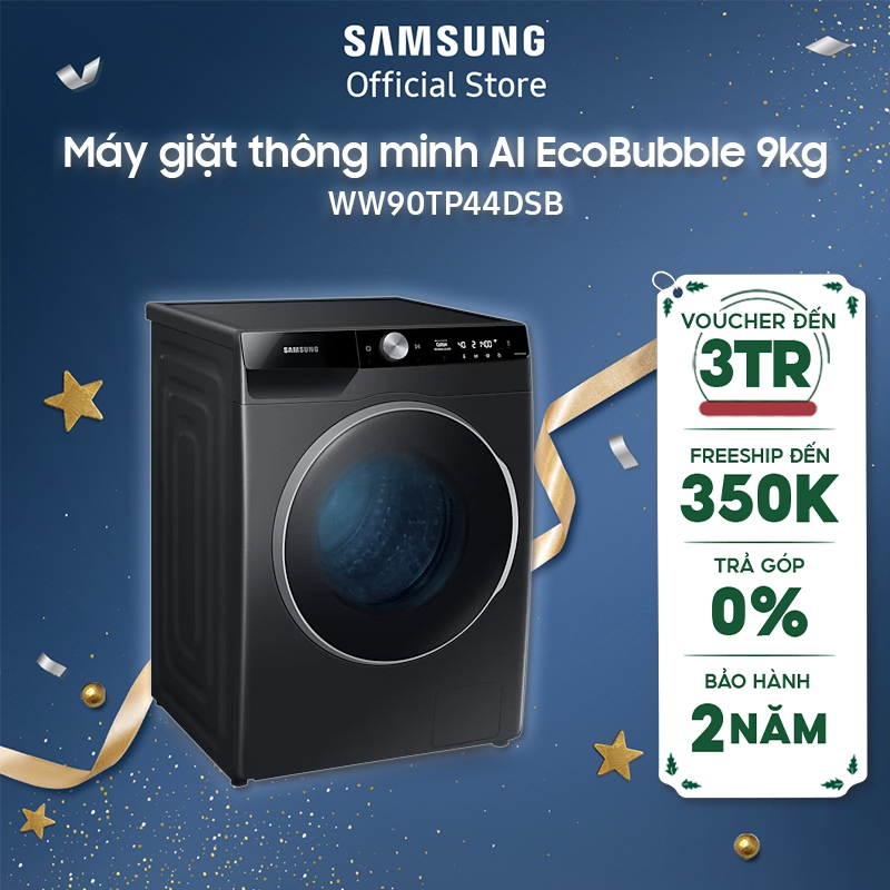 Máy giặt thông minh Samsung AI EcoBubble 9kg WW90TP44DSB - Miễn phí công lắp đặt