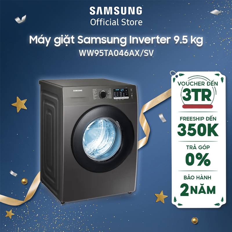 Máy giặt Samsung Inverter 9.5 kg WW95TA046AX/SV - Miễn phí lắp đặt
