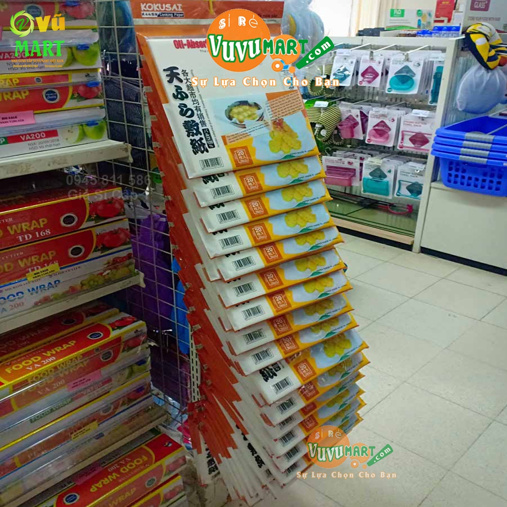 Giấy Thấm Dầu Thực Phẩm Kokusai: Thấm Hút Lọc Dầu Mỡ sôi trên 100 độ - JAPAN - An Toàn Sức Khỏe - Gia Đình; Nhà Hàng