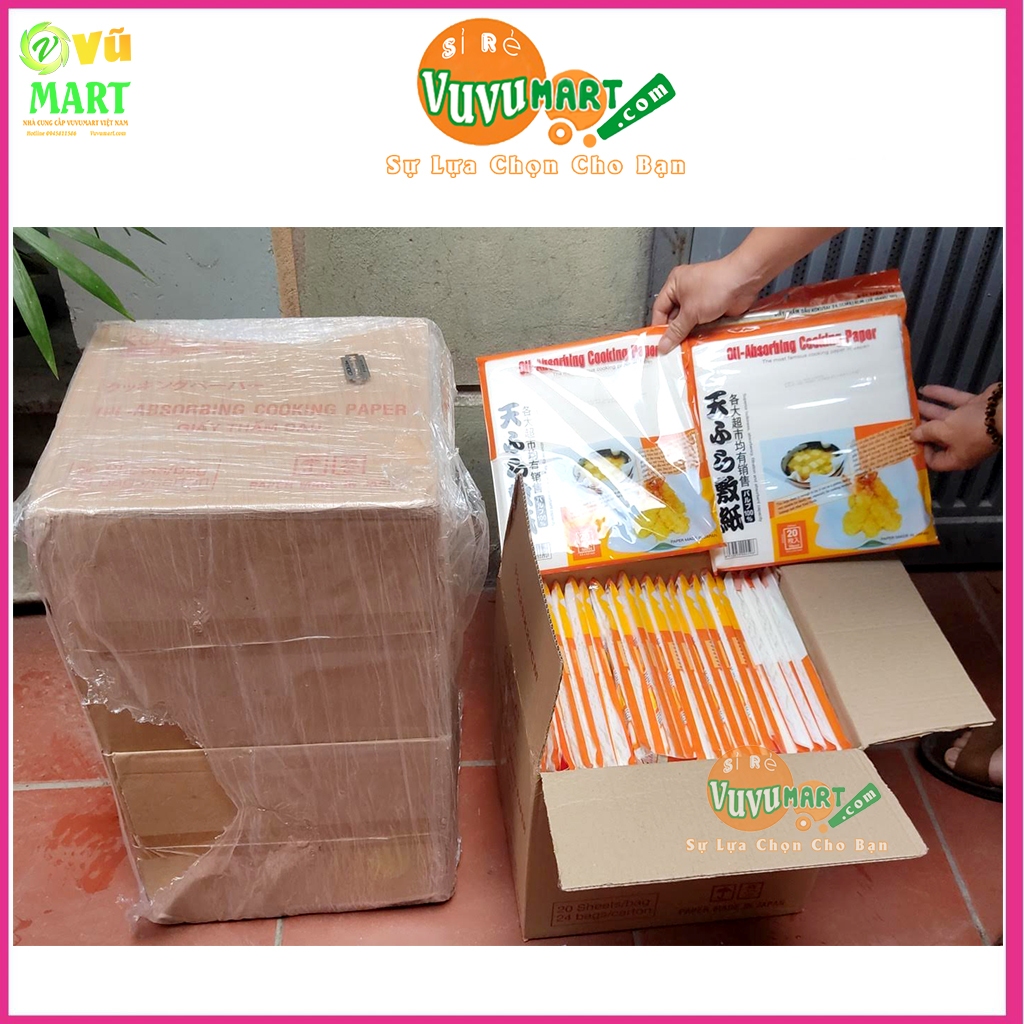 Giấy Thấm Dầu Thực Phẩm Kokusai: Thấm Hút Lọc Dầu Mỡ sôi trên 100 độ - JAPAN - An Toàn Sức Khỏe - Gia Đình; Nhà Hàng