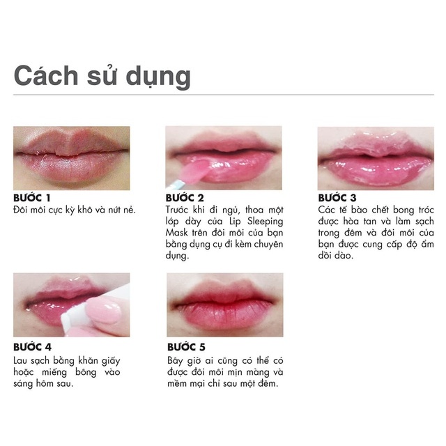 Mặt Nạ Ngủ Môi , Dưỡng Môi Lanei 3g