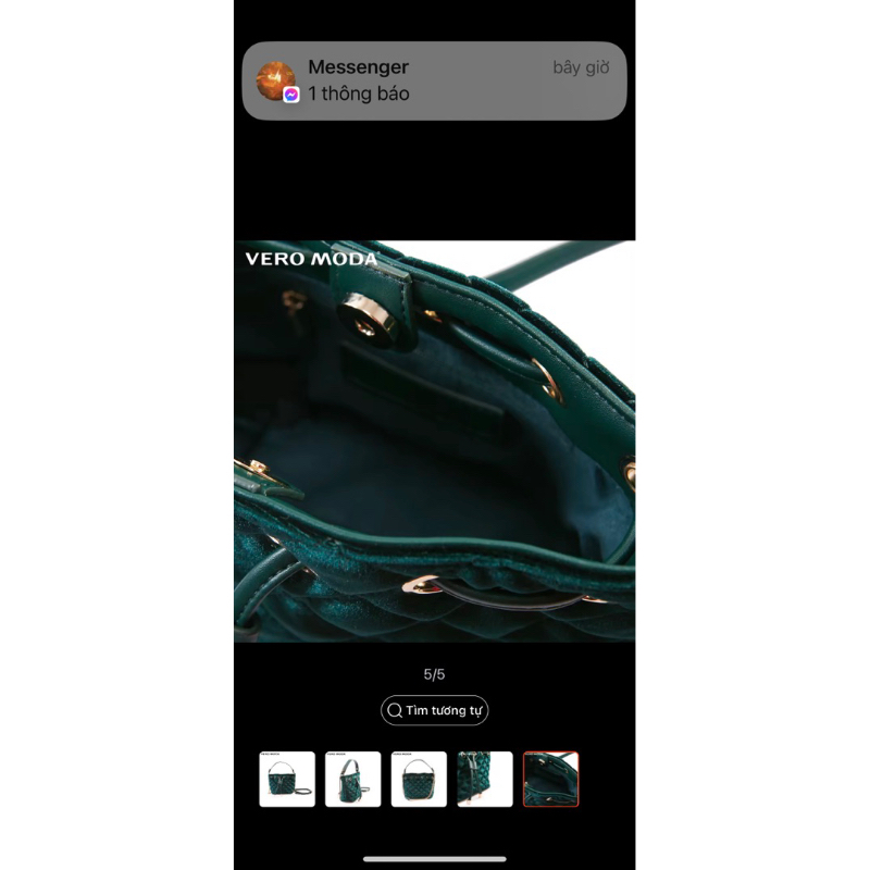 Pass túi hãng vero moda