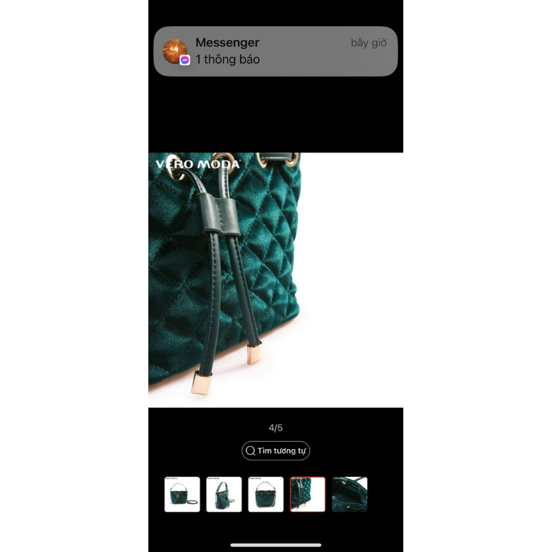 Pass túi hãng vero moda