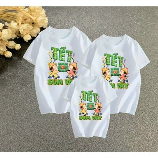 Áo Thun tay ngắn Gia Đình Tết Tết Sum Vầy yêu thương
