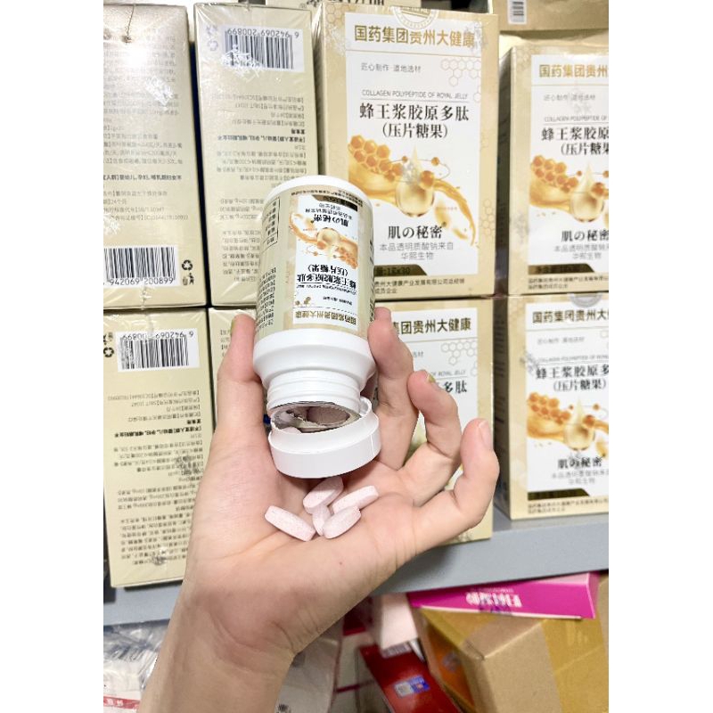 Viên Uống Nội Tiết Tố Nhộng Ong Chúa_Đẹp Da Giảm Khô Hạn Điều Hòa Nội Tiết Tố Hộp 30 Viên