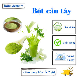 Bột cần tây nguyên chất đẹp da, đẹp dáng, hỗ trợ tiêu hoá - trọng lượng 20g, 50g, 100g
