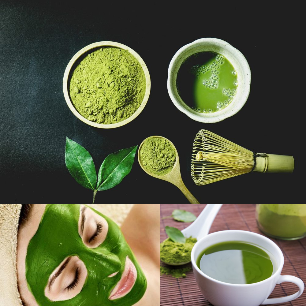 Bột trà xanh nguyên chất giảm mụn, đẹp da - trọng lượng 20gr, 50gr, 100gr