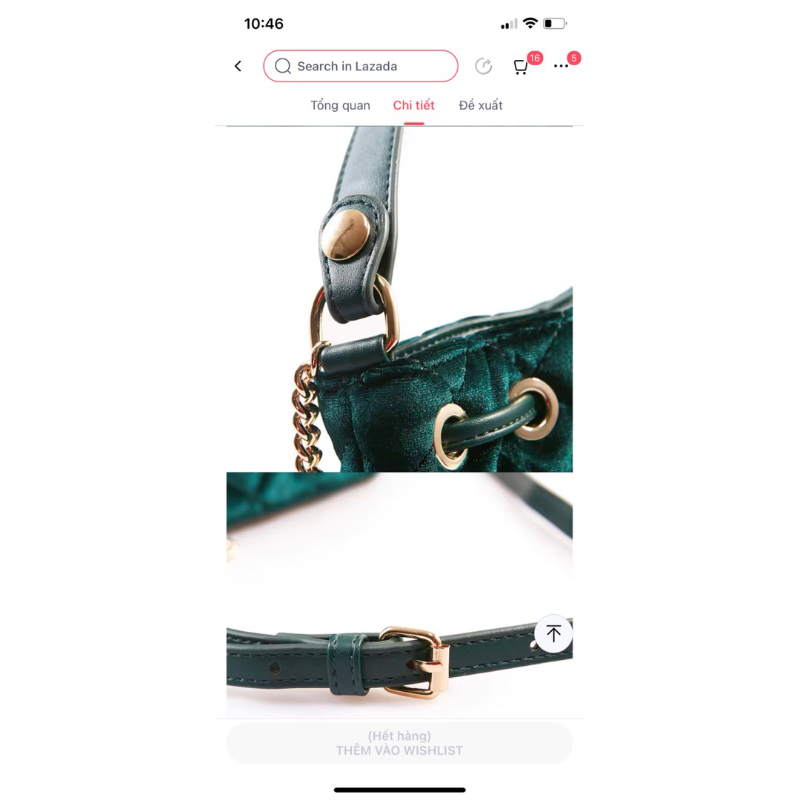 Pass túi hãng vero moda