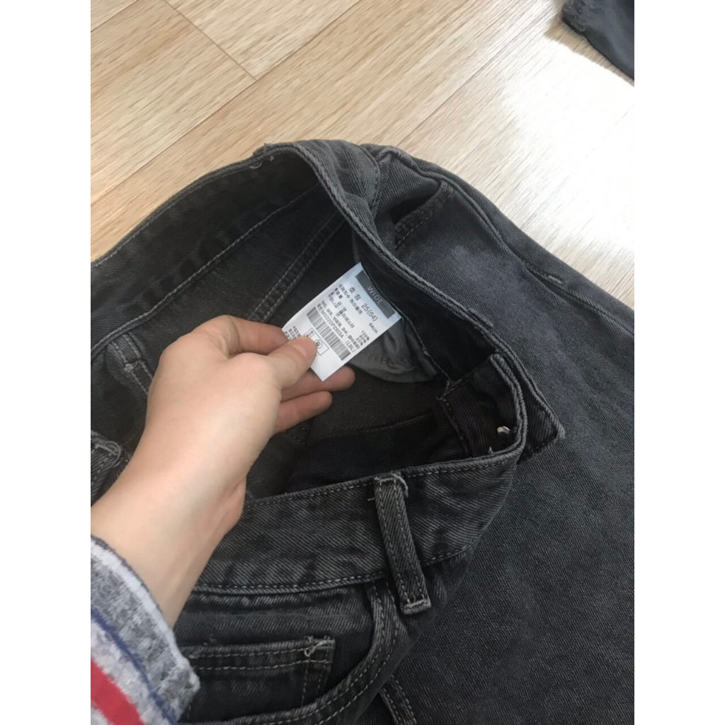 Quần jeans nữ Topten dáng suông xuất Hàn dư xịn