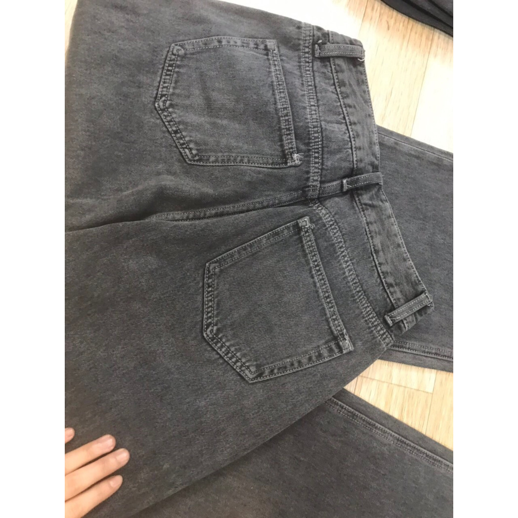 Quần jeans nữ Topten dáng suông xuất Hàn dư xịn