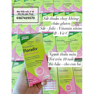 Viên nang - Siro bổ sung sắt -Floradix - Đức