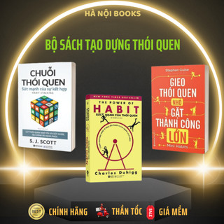 Sách - combo/lẻ tạo dựng thói quen: gieo thói quen nhỏ + sức mạnh của thói quen + chuỗi thói quen - alphabooks