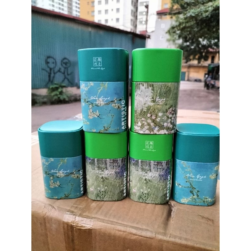Vỏ hộp thiếc size 10,7x6,6x6,6cm