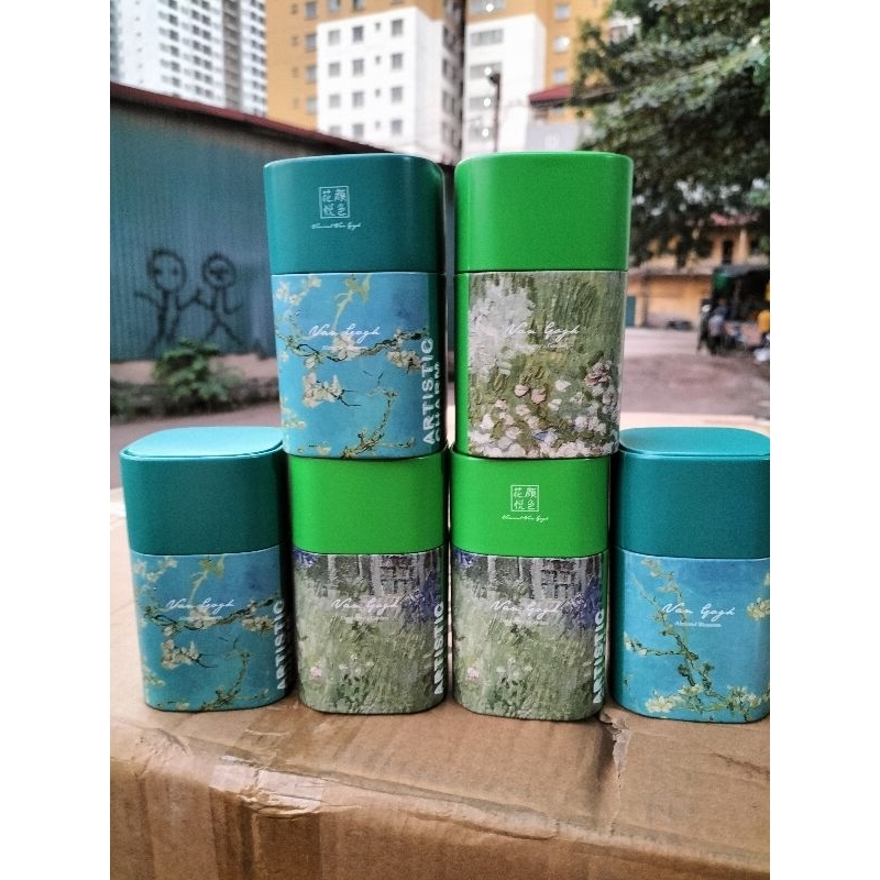 Vỏ hộp thiếc size 10,7x6,6x6,6cm