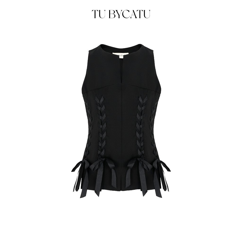 TUBYCATU | Áo sát nách kiểu freya white/ black top