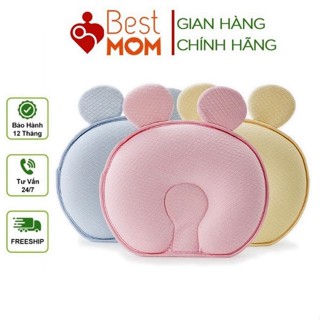 Gối cao su non chống méo đầu Nhà Gấu hình dễ thương cho bé