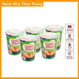 5 Ly mì ly cung đình tôm chua cay