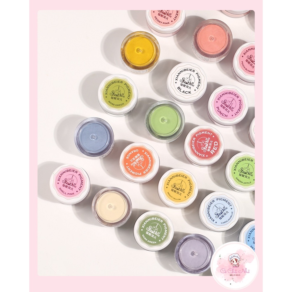 Màu bột tô gumpaste/fondant/tạo màu macaron - SK