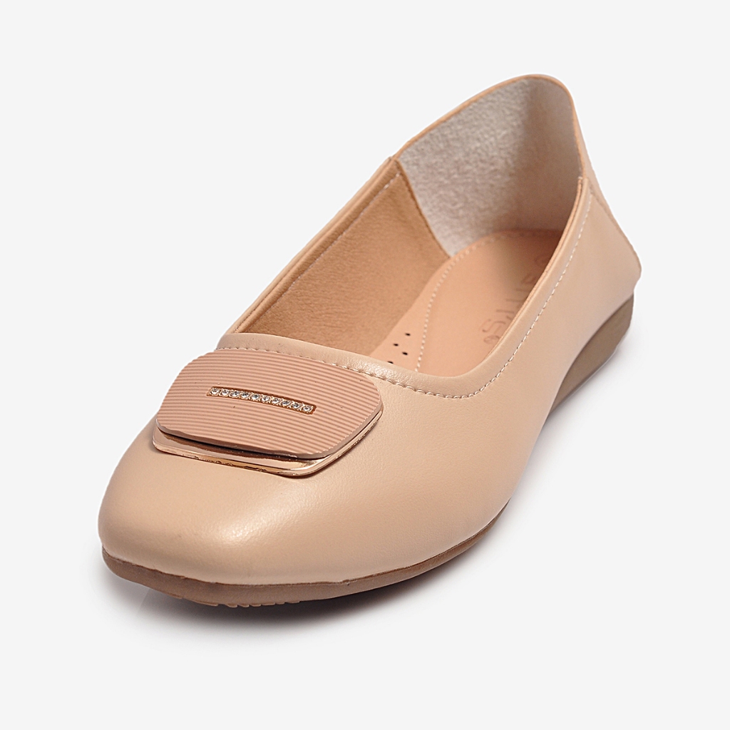 Giày Búp Bê Nữ Biti's BBW001788KEM