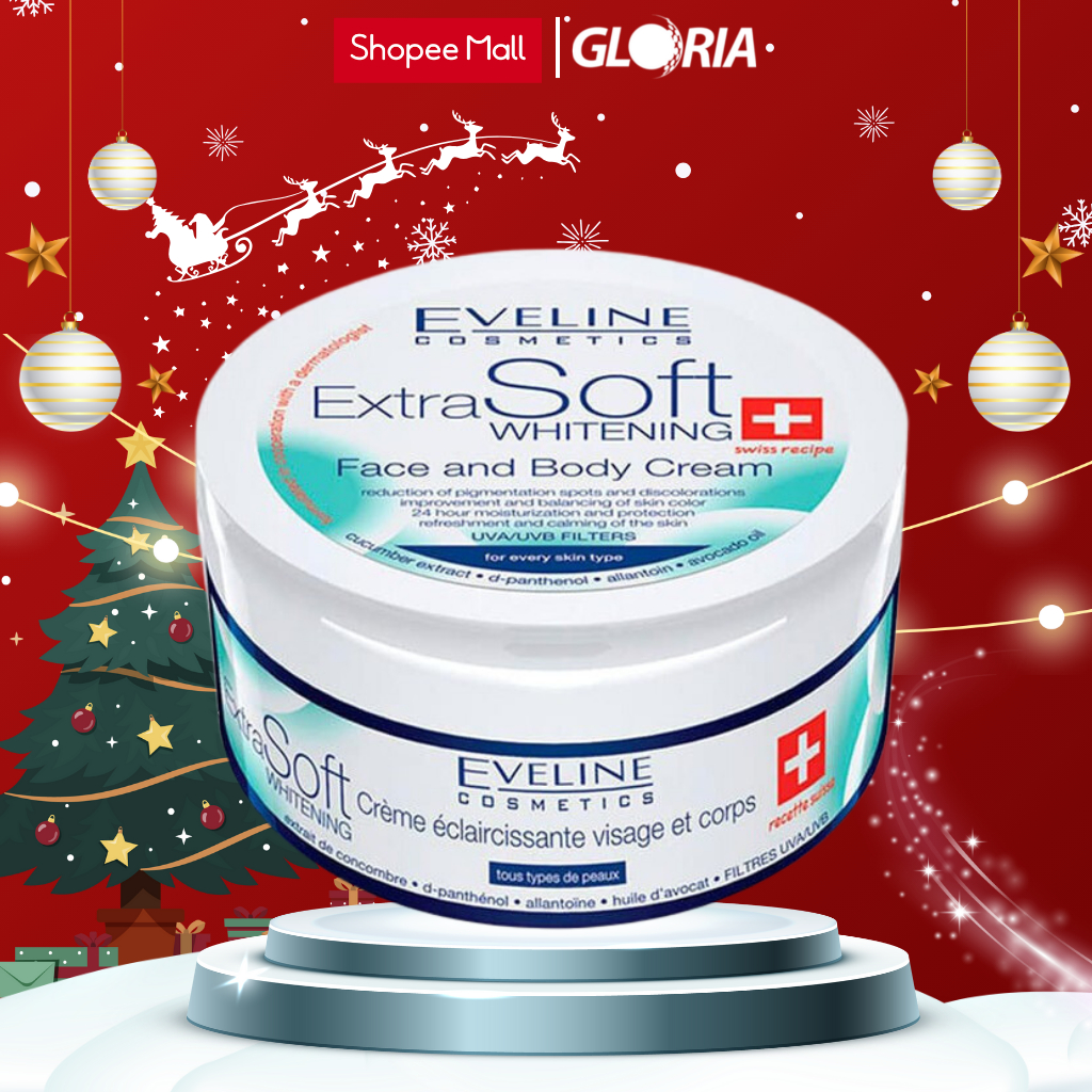 Kem dưỡng trắng da Eveline Extra Soft 200ml