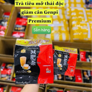 "Date 2026" Trà hỗ trợ giảm cân genpi premium Nhật Bản gói 36 túi lọc