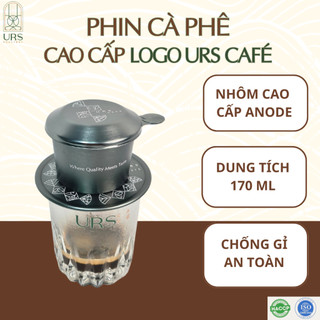 Phin pha cà phê nhôm Anode Urs Café cao cấp, phin pha cafe ngon, chất lượng - chuẩn phin cà phê truyền thống