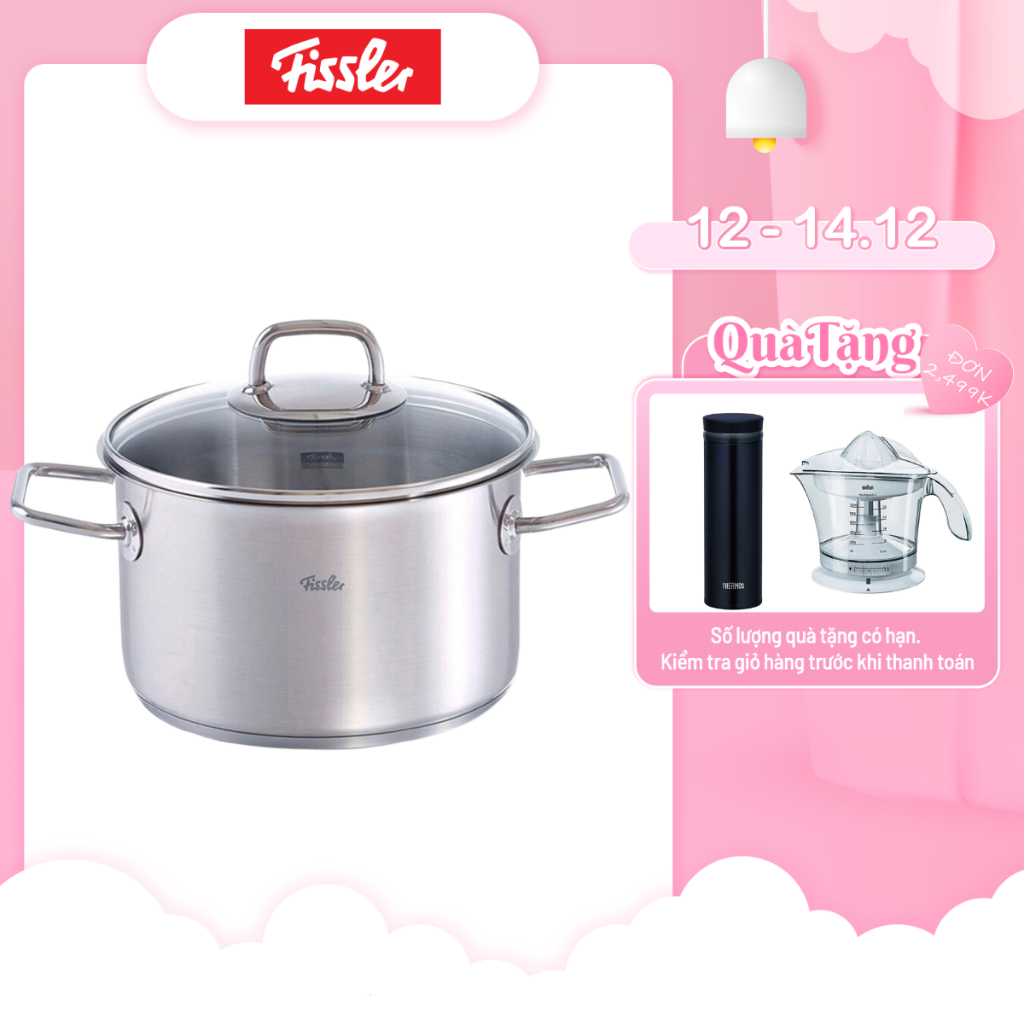 Nồi inox Đức cao cấp Fissler Viseo, hàng chính hãng 100% sản xuất tại Đức.