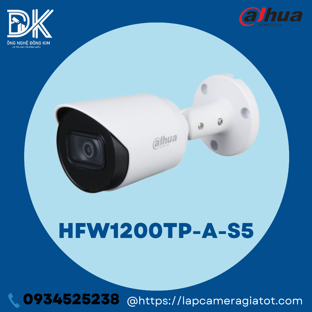 Camera 4 in 1 hồng ngoại 2.0 Megapixel DAHUA DH-HAC-HFW1200TP-A-S5