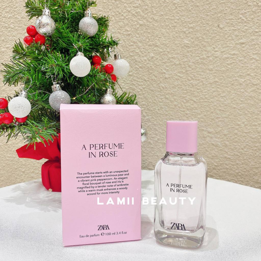 Chính hãng Spain- Nước hoa ZARA PERFUME IN ROSE/ CASHMERE ROSE 100ml bản mới 2023- LAMII BEAUTY