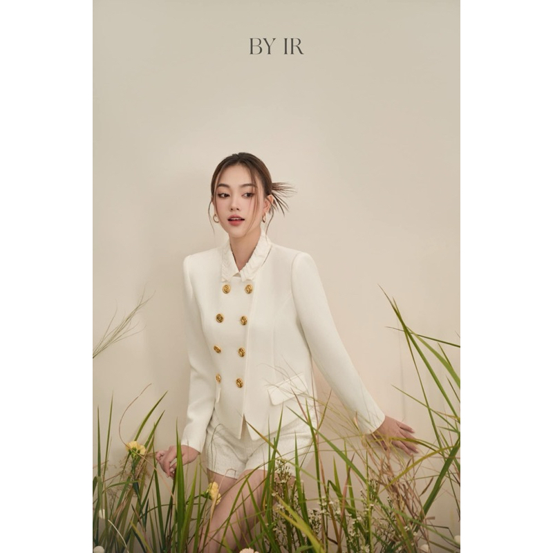 Áo khoác trắng tiểu thư BY IR / Balmain Jacket