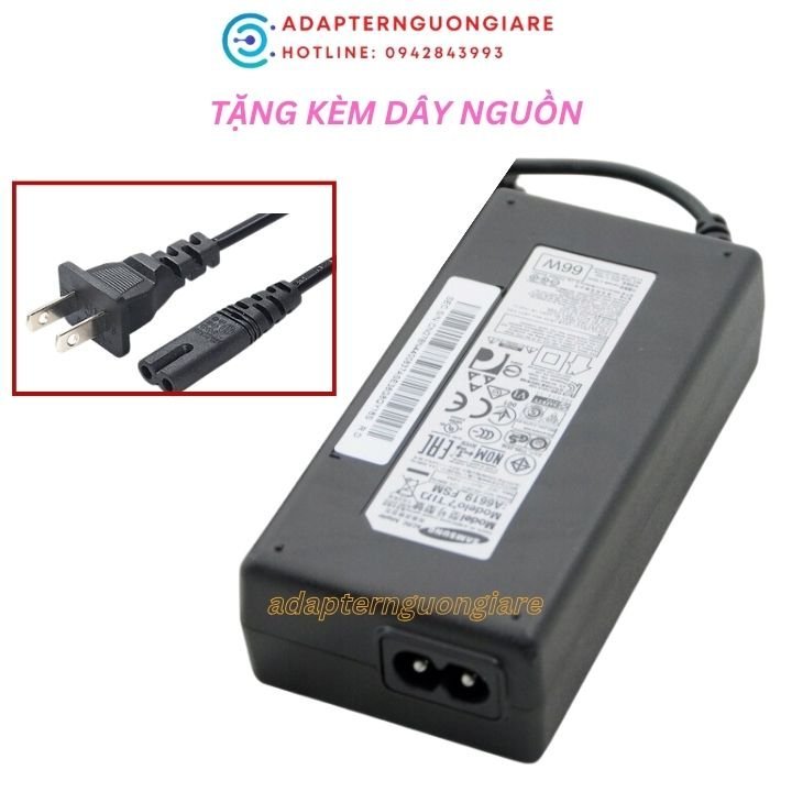 Bộ adapter nguồn cho TV samsung 19v 3.11a / 3.17A /3.474a 59W 60W - hàng zin bóc máy