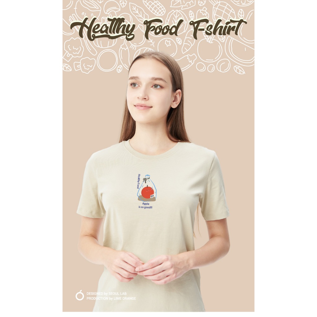 Áo Thun Hình In - Healthy Food T-Shirt - LO23161153