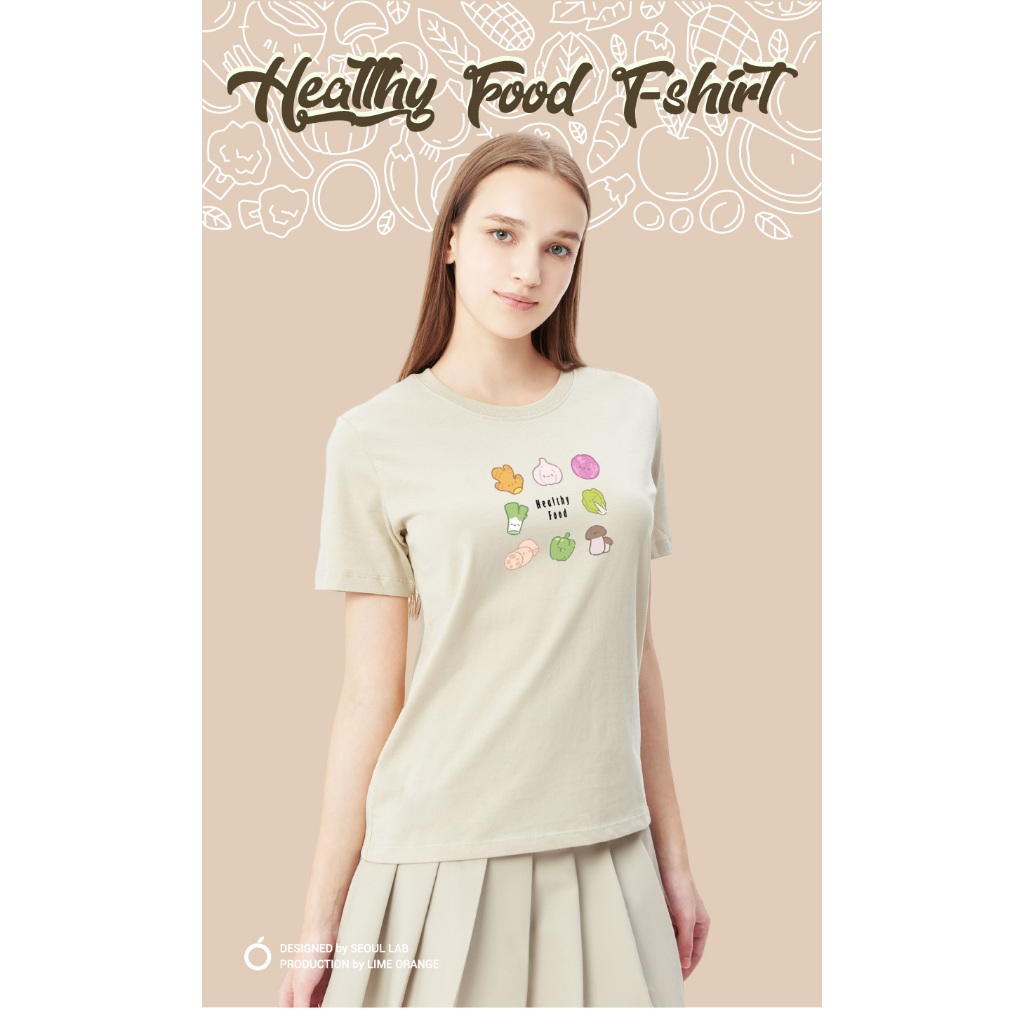 Áo Thun Hình In - Healthy Food T-Shirt - LO23161159