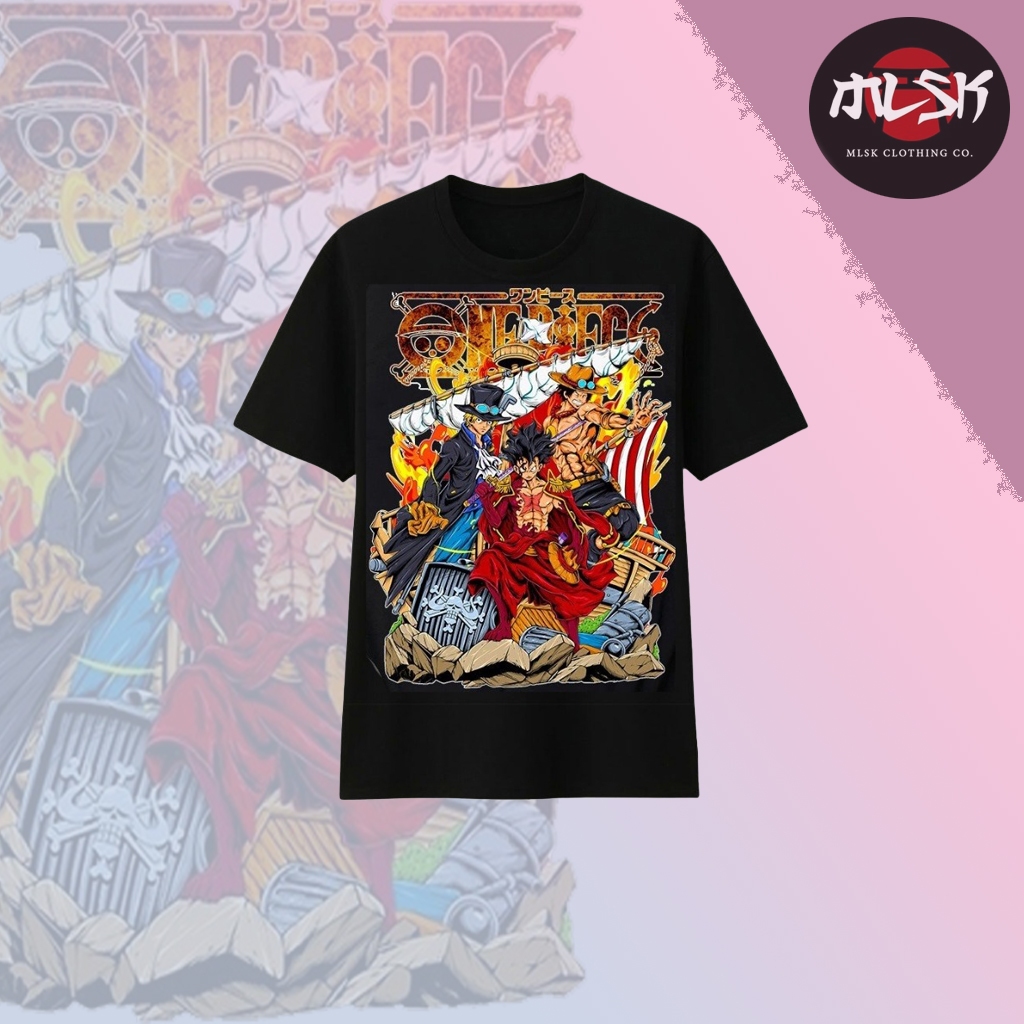 Áo One Piece, Áo Luffy Gear 5, Zoro, D.Ace, Sanji cực ngầu, chất cotton 4 cđhiều thoáng mát