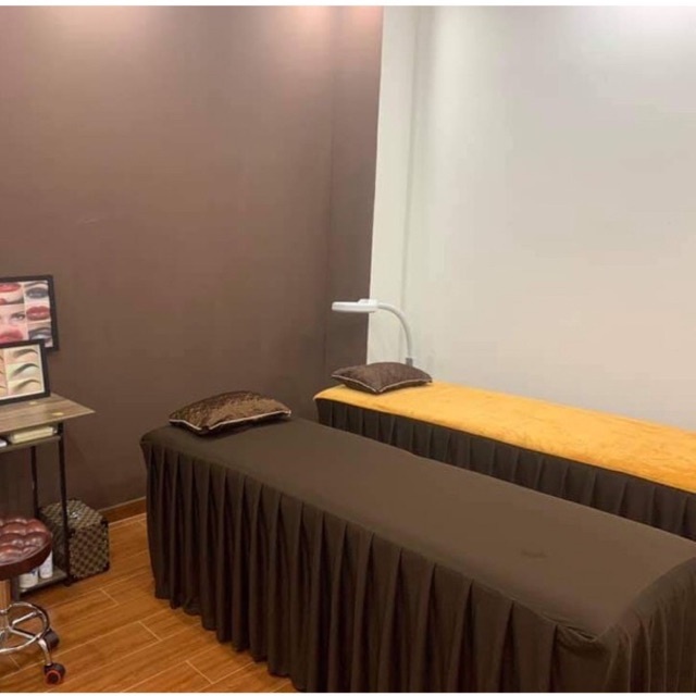 Ga tặng áo gối spa phủ giường cao cấp chất lụa