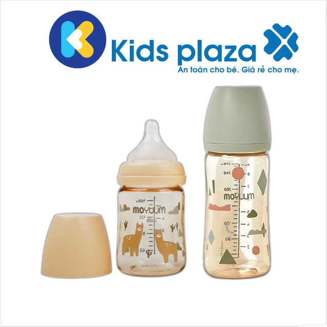 Bình Sữa Moyuum 2023 Hàn Quốc Chất Liệu PPSU Cao Cấp Cho Bé Size 170ml - 270ml